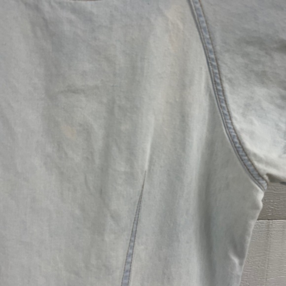 Tower Hill Vintage Denim Romper One Piece Button Down Casual shorts‎ bodice 10 - Picture 12 of 14